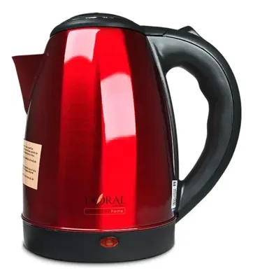 Hervidor Eléctrico 1.8l Agua Caliente Digital Rojo