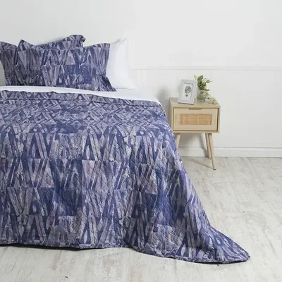 Quilt Estampado Reversible 2.5 Plazas Poliéster