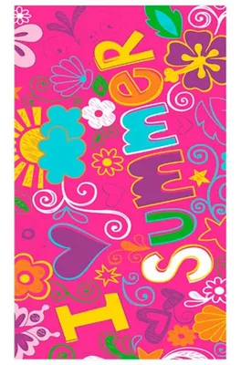 Toalla De Playa Microfibra 70x140cm Estampada
