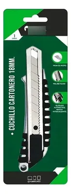 Cuchillo Cartonero Grande Aluminio 18mm