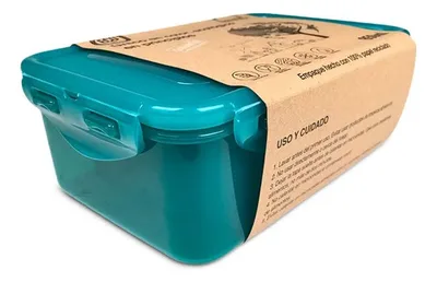 Contenedor Hermético Vidrio Cuadrado 900ml Glasslock
