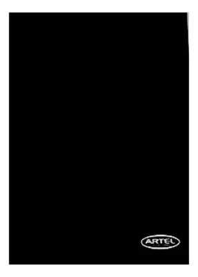 Carpeta Plastificada Con Gusano Acoclip Artel Negro