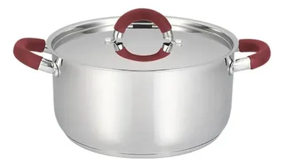 Cacerola Acero Inoxidable 28cm Nizza Coral Claro