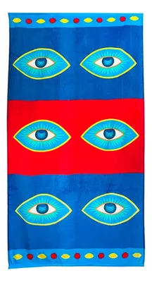 Toalla De Playa Velour Algodón 70x140cm Coral Claro