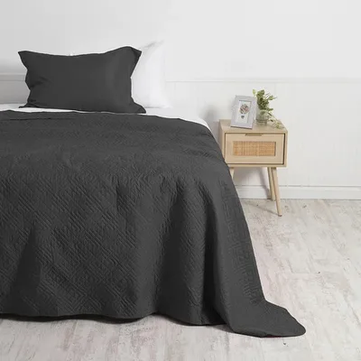Quilt Cordoba Reversible 1.5 Plaza Poliéster Coral Claro