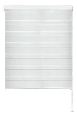 Cortina Roller Duo Poliéster Blanco 200x220cm Blanco