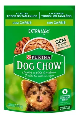 Alimento Húmedo Para Cachorro Dog Chow Carne 100g