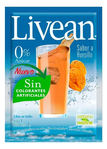 Jugo En Polvo Huesillo Sabor Natural Livean