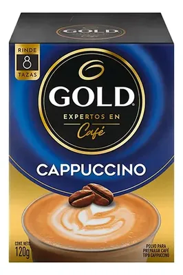Café Cappuccino Instantáneo Gold 120g