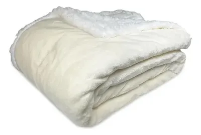 Manta Sherpa Térmica Poliéster Suave Coral