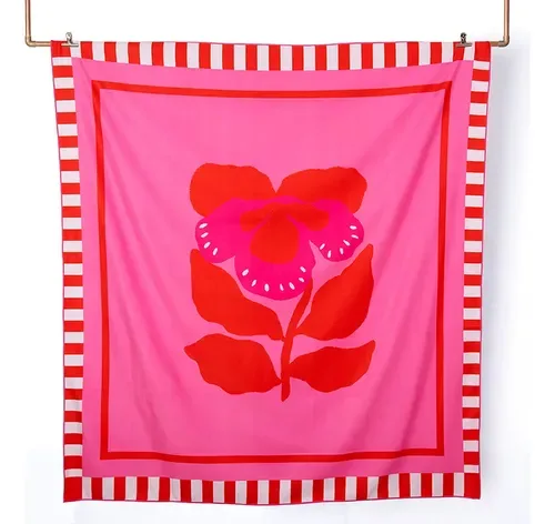 Toalla De Playa Deportiva Xl Microfibra Coral Claro
