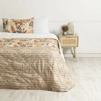 Plumón Microfibra Sherpa 1.5 Plazas Suave Coral Claro