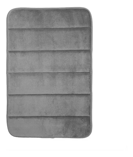 Piso De Baño Flannel Poliéster Absorbente Coral Claro
