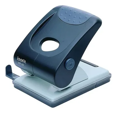 Perforadora De Papel Pp-35 Con Guía Isofit