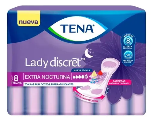 Toalla Femenina Nocturna Absorbente Protección 5