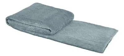 Manta Flannel Térmica Poliéster Azul Azul