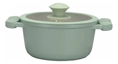 Olla Die Cast Aluminio Fundido 28cm Antiadherente Verde