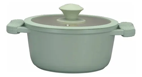 Olla Die Cast Aluminio Fundido 28cm Antiadherente Verde