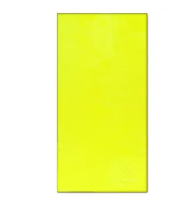 Toalla De Playa Microfibra 380gr Secado Rápido Amarillo