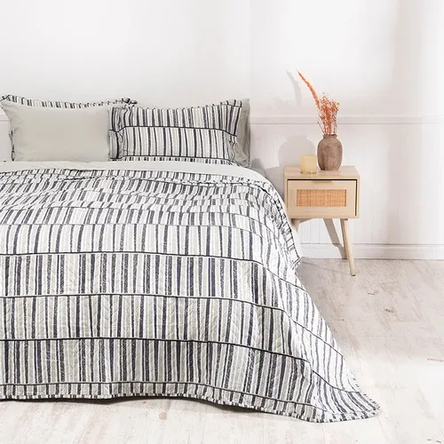 Set De Sábanas Quilt Reversible 2.5 Plazas Poliéster