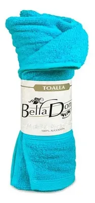 Toalla De Baño Bella Donna Algodón 70x140cm Turquesa
