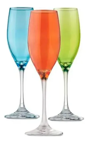 Set De Copas Champagne Flute Allegra 176cc