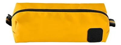 Estuche Escolar Torre Koss Mustard Reverse Coral Claro