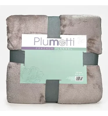 Frazada Flannel Térmica 1.5 Plazas Poliéster Coral Claro