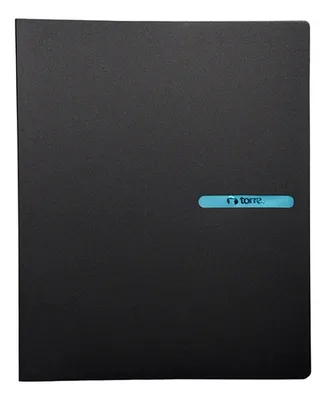 Carpeta Organizadora 20 Bolsillos Negra Negro