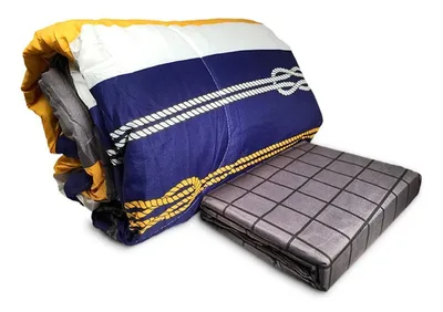 Set De Sábanas 1.5 Plazas Con Plumón Poliéster Verde Oscuro