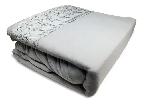 Set De Sábanas De Polar Suave 1.5 Plazas Verde Oscuro