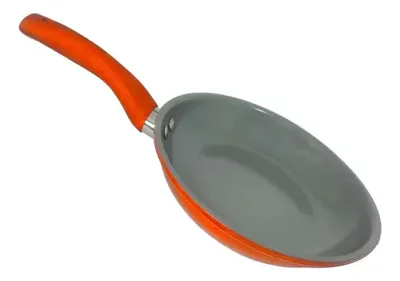 Sartén De Aluminio Titanio 22cm Antiadherente Coral Claro