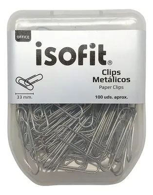 Clips Metálicos Dsg 33mm Para Oficina