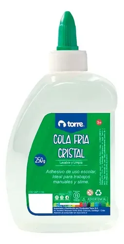 Cola Fría Cristal Transparente 250gr Torre