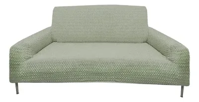 Funda De Sillón Anastasia Panal 2 Cuerpos Verde Verde