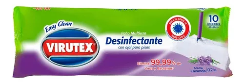Paño Multiuso Desinfectante Con Ojal Lavanda