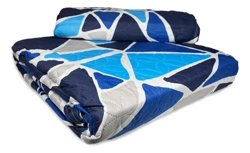 Quilt Reversible Da Vinci 2 Plazas Poliéster Coral Claro