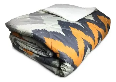 Plumón Sherpa Estampado 1.5 Plazas Poliéster Coral Claro