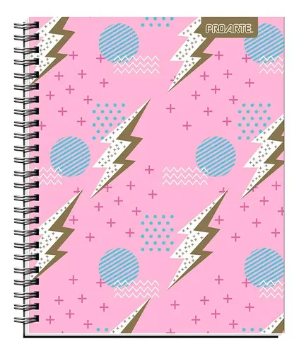 Cuaderno Universitario Tapa Dura 100 Hojas Rayado Coral Claro
