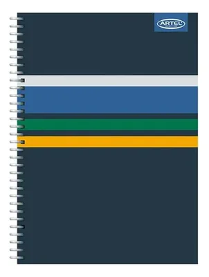 Cuaderno Espiral 120 Hojas Tapa Dura Matemática Azul