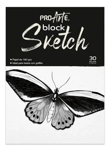 Block Para Sketch 160 Grs 30 Hojas Proart