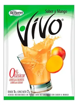 Jugo En Polvo Mango Vivo 7g Bebida