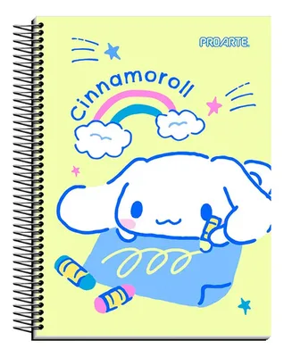 Cuaderno Escolar Cinnamoroll Carta 150 Hojas