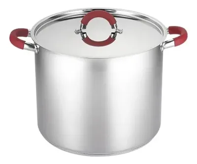 Olla Acero Inoxidable 28cm Cocina Hogar Coral Claro