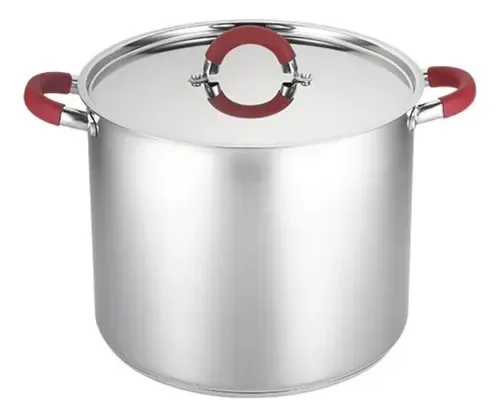 Olla Acero Inoxidable 26cm Cocina Gas Eléctrica Coral Claro
