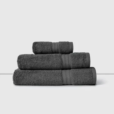 Toalla De Mano Algodón 100% Absorbente Gris