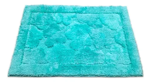 Alfombra De Baño Chenille Antideslizante 40x60cm Coral Claro