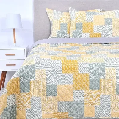 Quilt Reversible Mashini 2 Plazas Poliéster