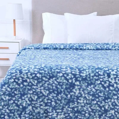 Frazada Sherpa Térmica 2 Plazas Suave Turquesa