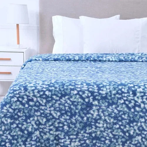 Frazada Sherpa Térmica 2 Plazas Suave Turquesa